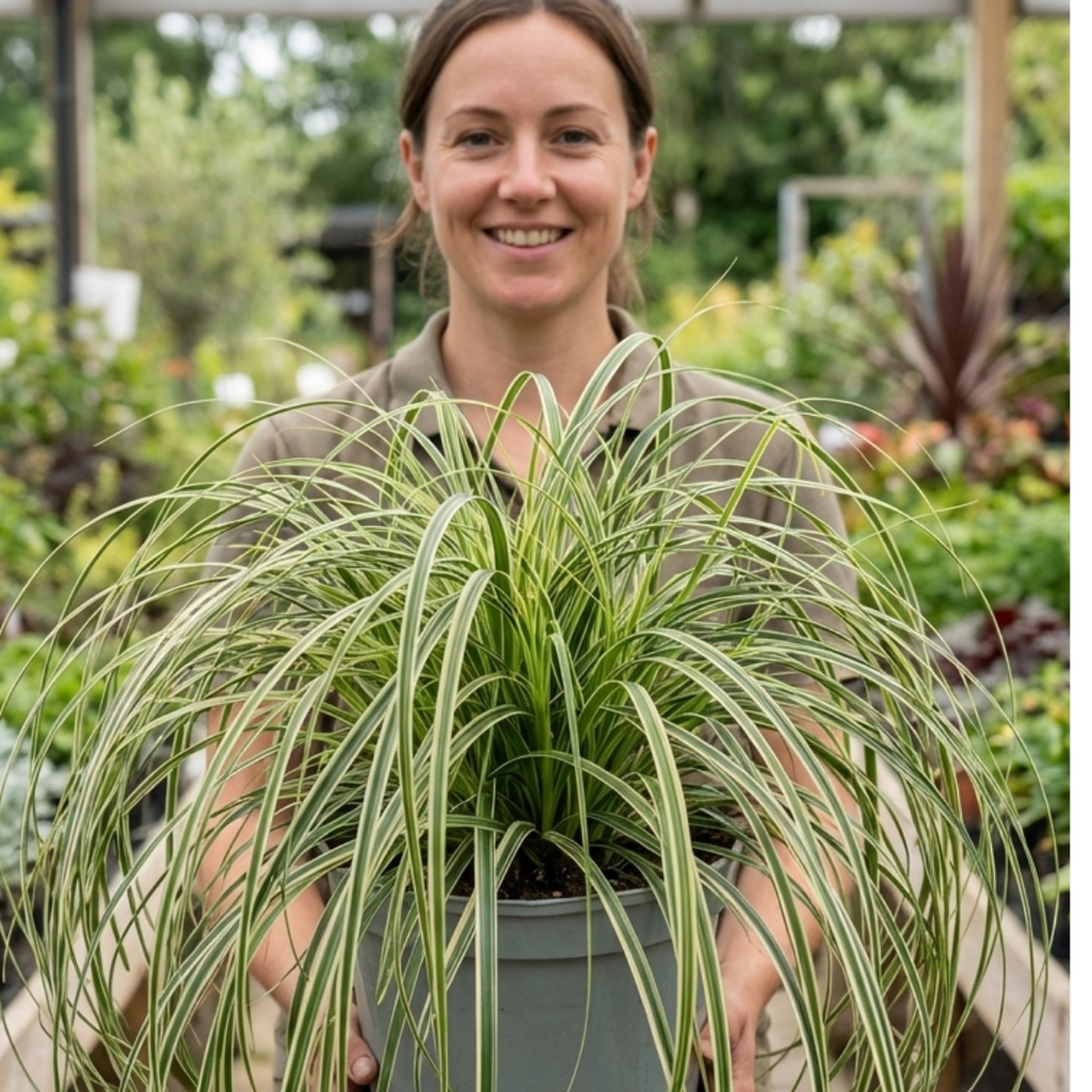 1 Large Plant - Carex Feather Falls, Ready to Plant in Your Garden, 5L Pot