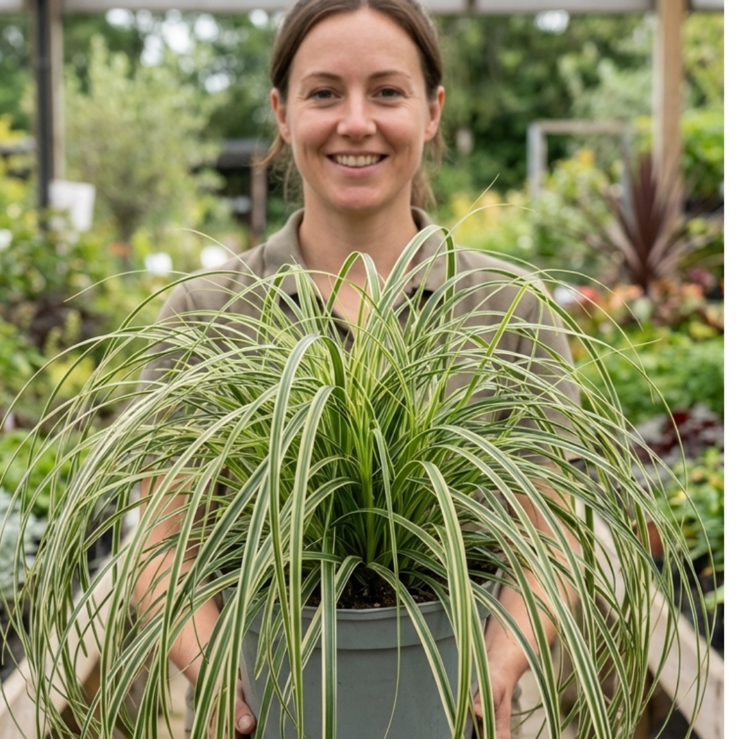 1 Large Plant - Carex Feather Falls, Ready to Plant in Your Garden, 5L Pot