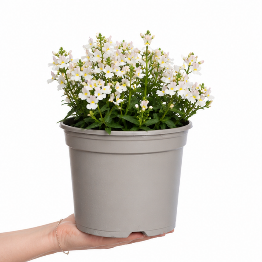 1 Large Plant - Nemesia Lady Mary, Ready to Plant in Your Garden, 5L Pot