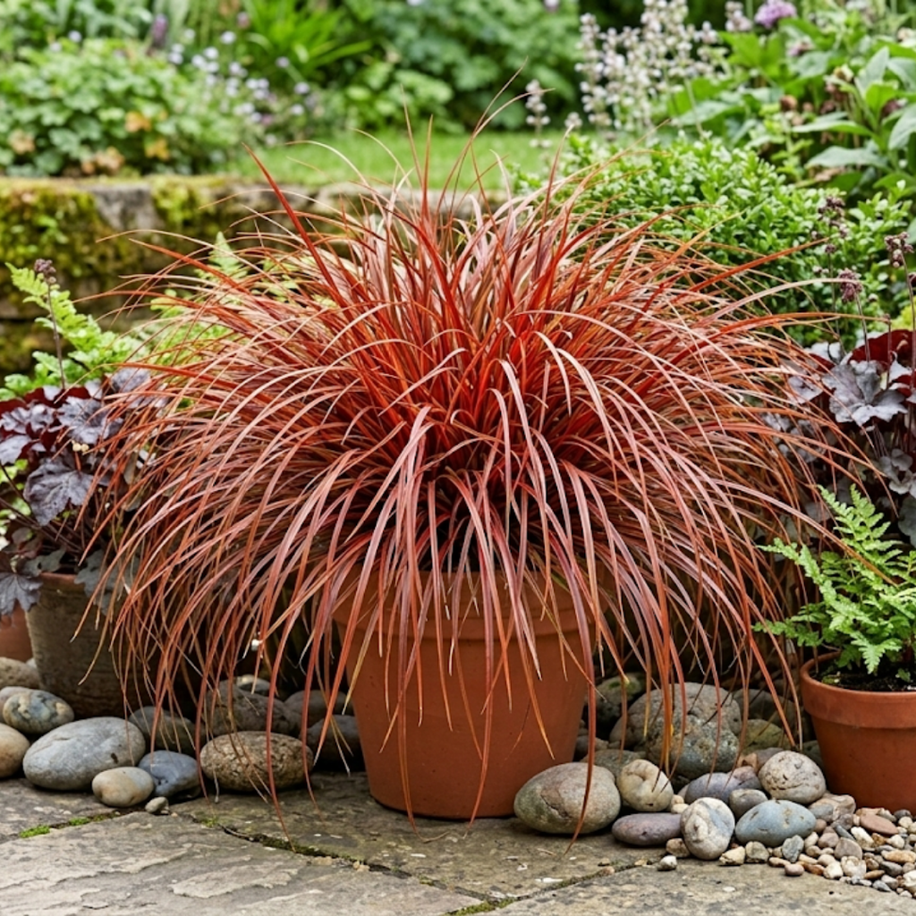1 Large Plant - Uncinia Everflame, Ready to Plant in Your Garden, 2L Pot