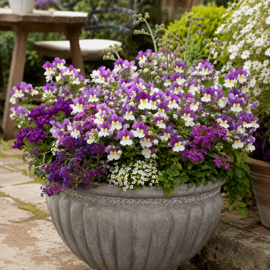 1 Large Plant - Nemesia Lady Kate, Ready to Plant in Your Garden, 5L Pot