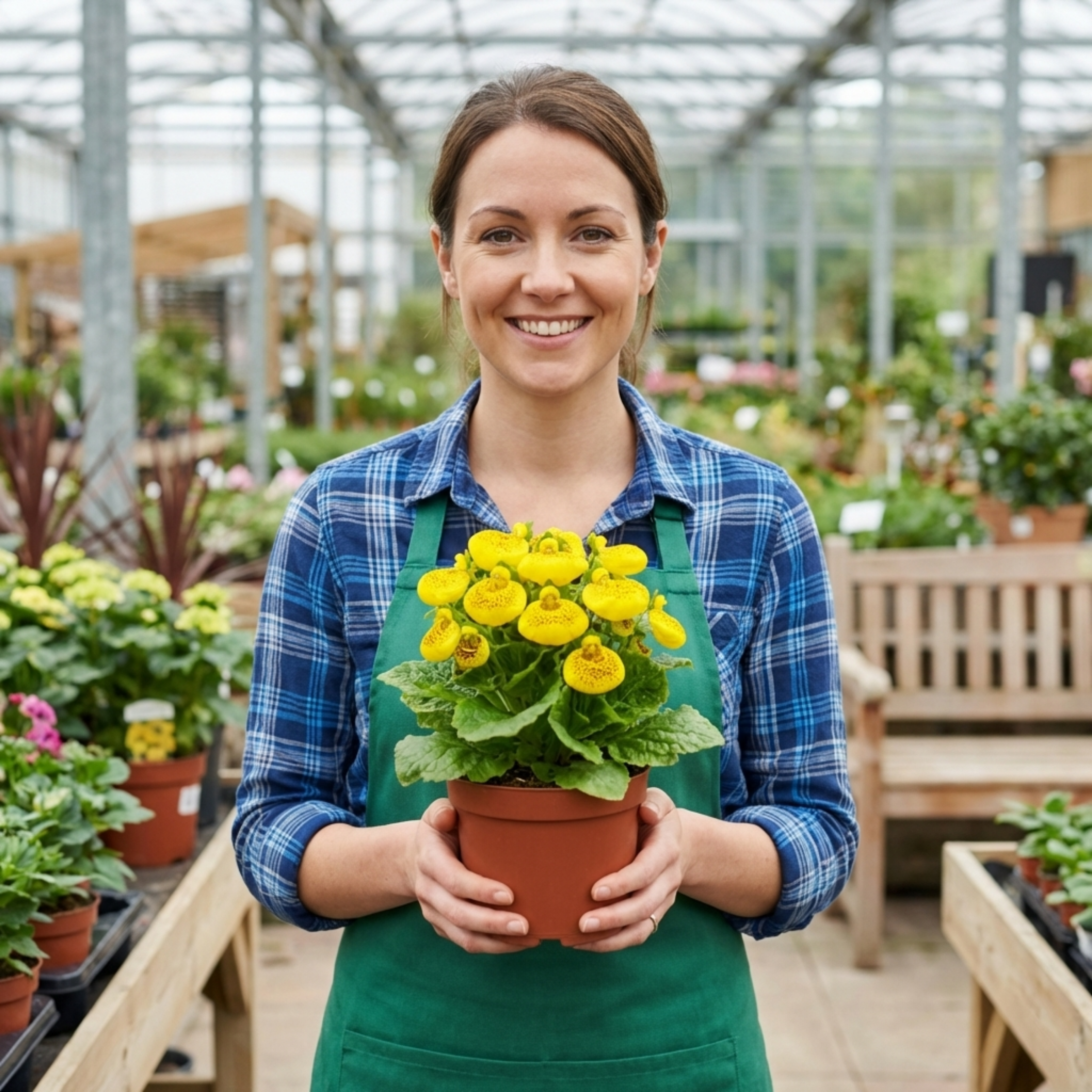 Set of 3 or 6 Garden Ready Plants – Calceolaria Calynopsis ‘Yellow’, Ready to Plant