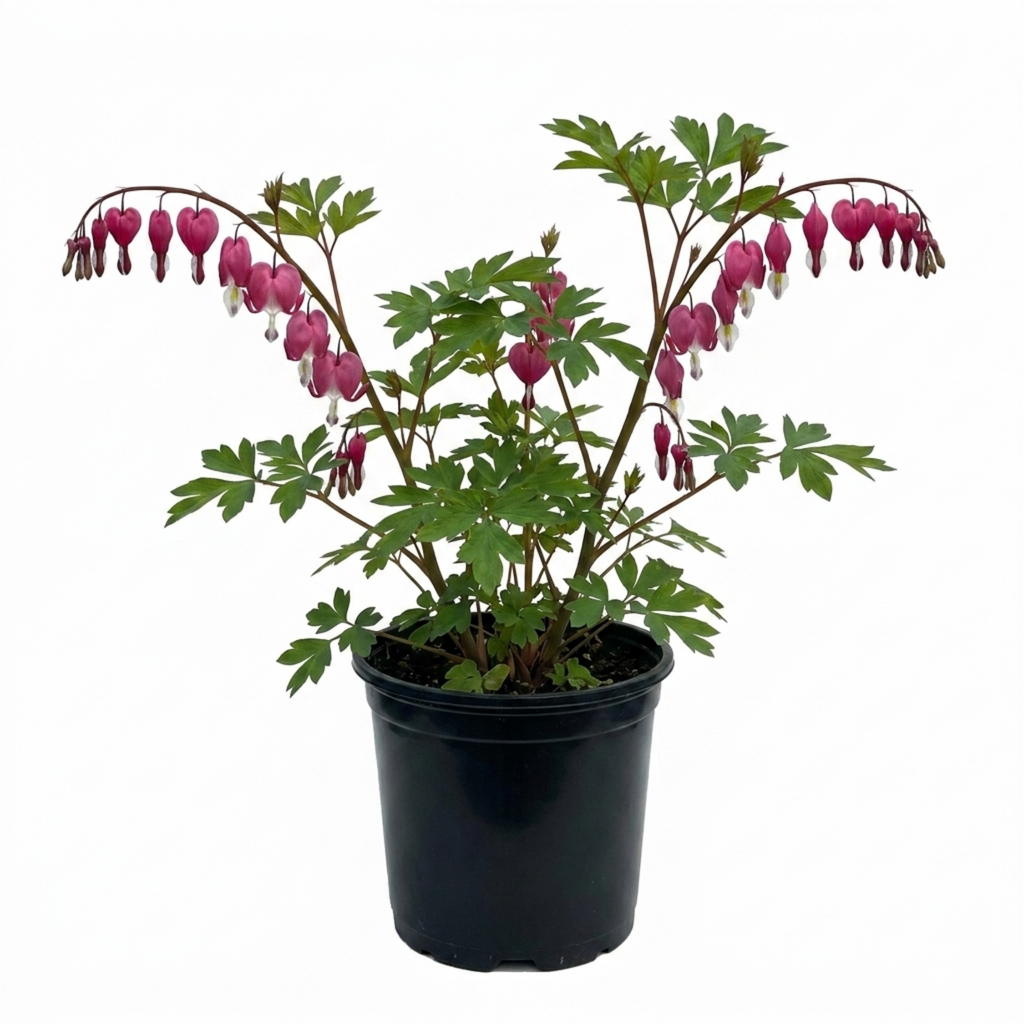 1 Dicentra Spectabilis Bleeding Heart Plant, Hardy Shade Loving Perennial, Garden Ready, 17cm Root-Ball